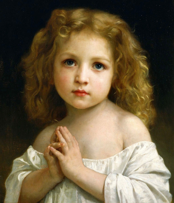 Mažoji mergaite, Williamas Bouguereau 20-SD