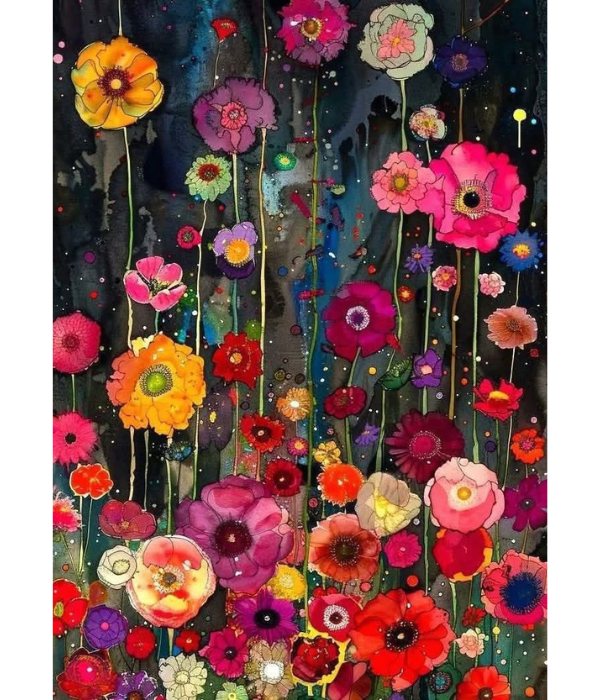 Gėlės, Gustav Klimt 144-GL
