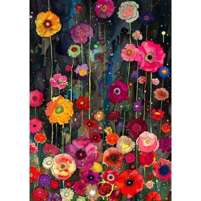Gėlės, Gustav Klimt 144-GL