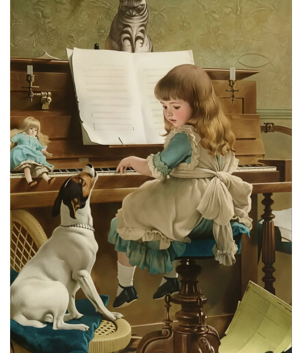 Fortepijono pamokos, Charles Burton Barber 225-SD