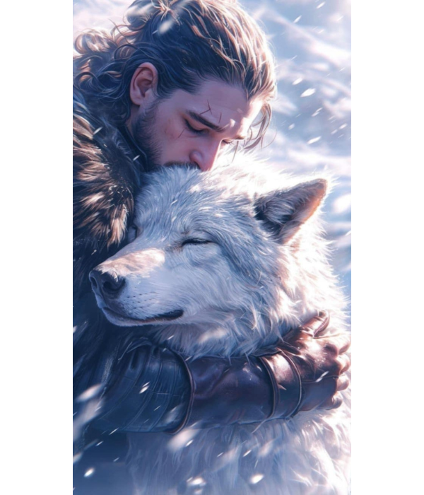 Jon Snow su vilku 21-IZ