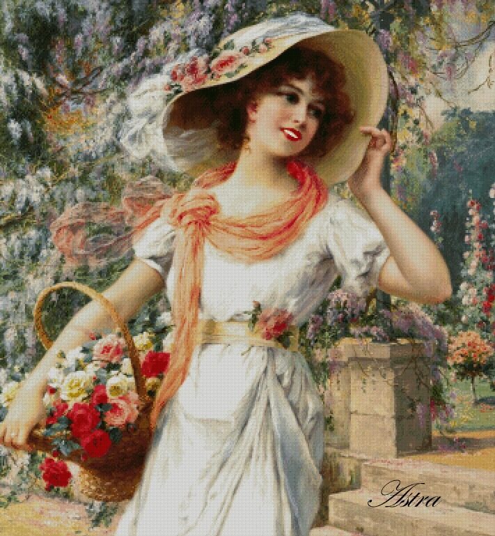 Gėlininkė, Emile Vernon 95-SD - Image 2