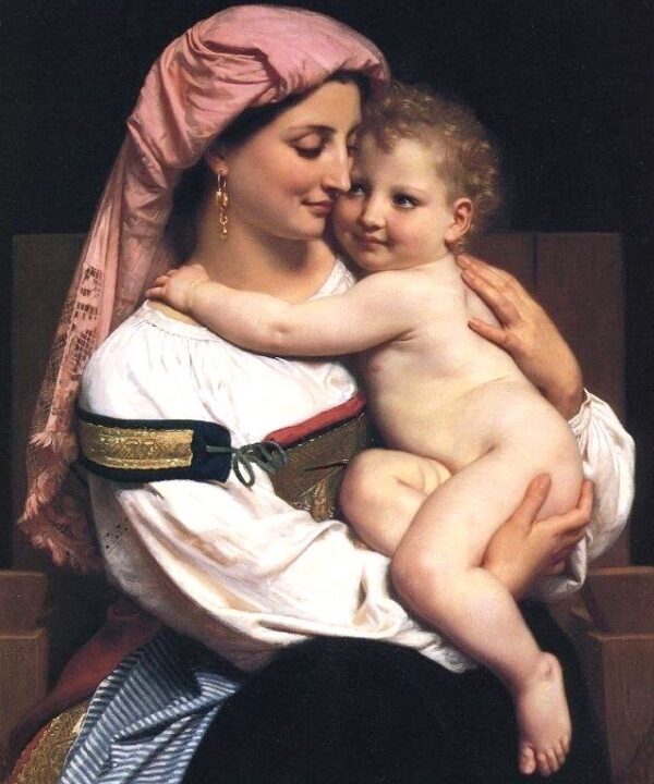 Jaunoji mama, William Adolf Bouguereau 98-SD