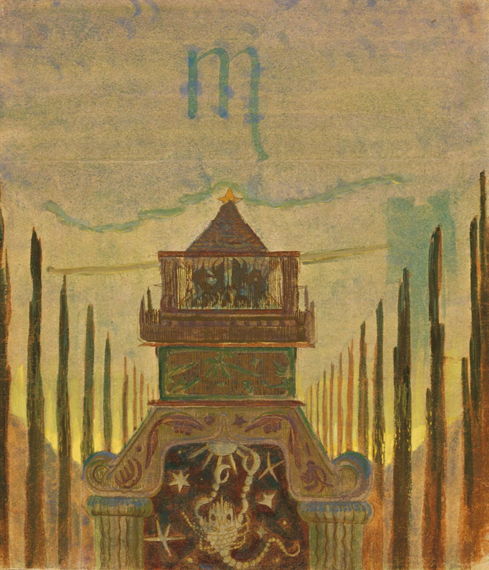 Saulė eina Skorpiono ženklu, M. K. Čiurlionis 138-SD