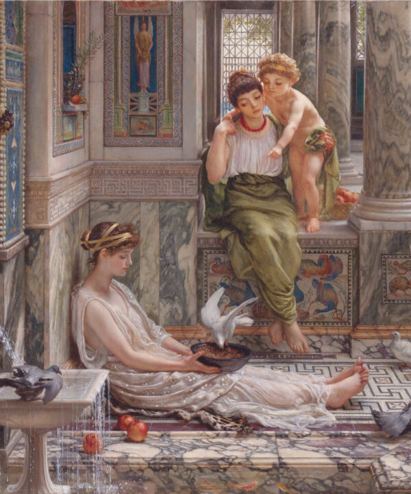 Kampelis viloje, Edward John Poynter 9-SD