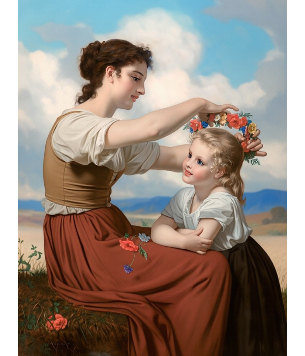 Lauko gėlių vainikas, Hugues Merle 210-SD