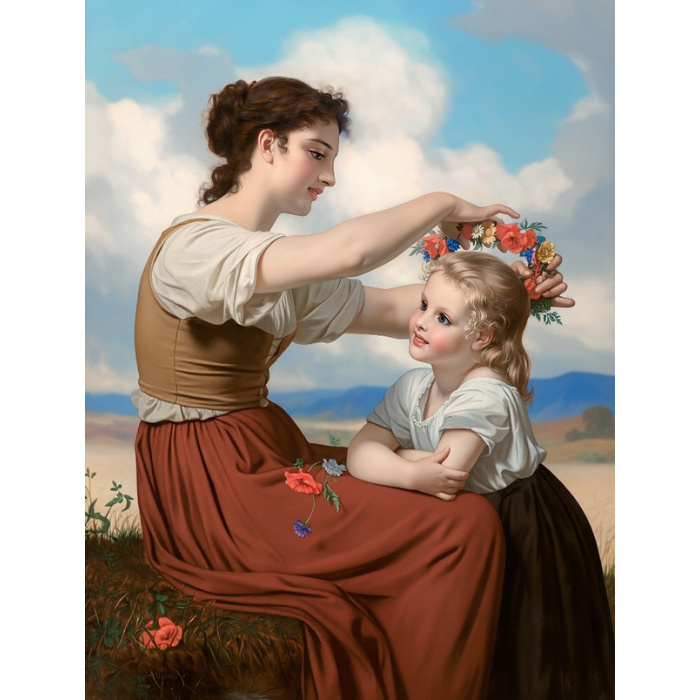 Lauko gėlių vainikas, Hugues Merle 210-SD
